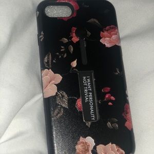 IPhone 8 case with finger strap